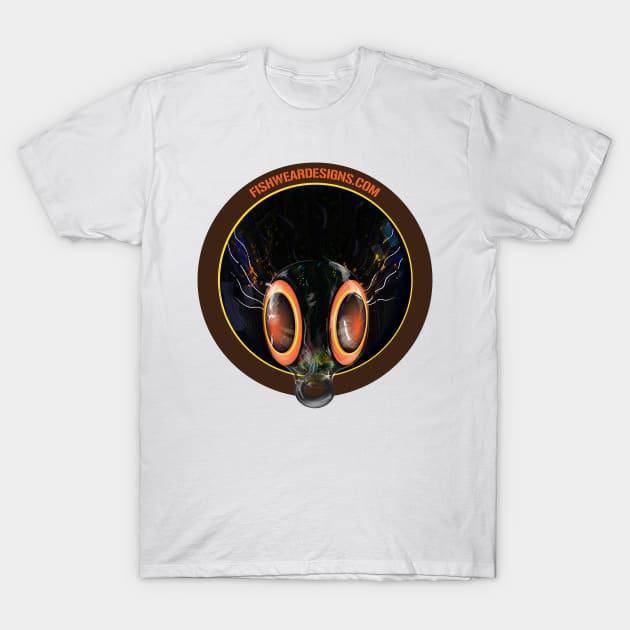 Bug Eye Fly Fishing Graphic T-Shirt by fishweardesigns